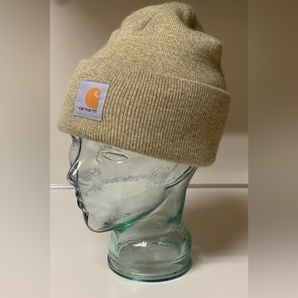 Adult Unisex One Size Guacamole Heather CARHARTT Watch Cap Cuffed Beanie Hat